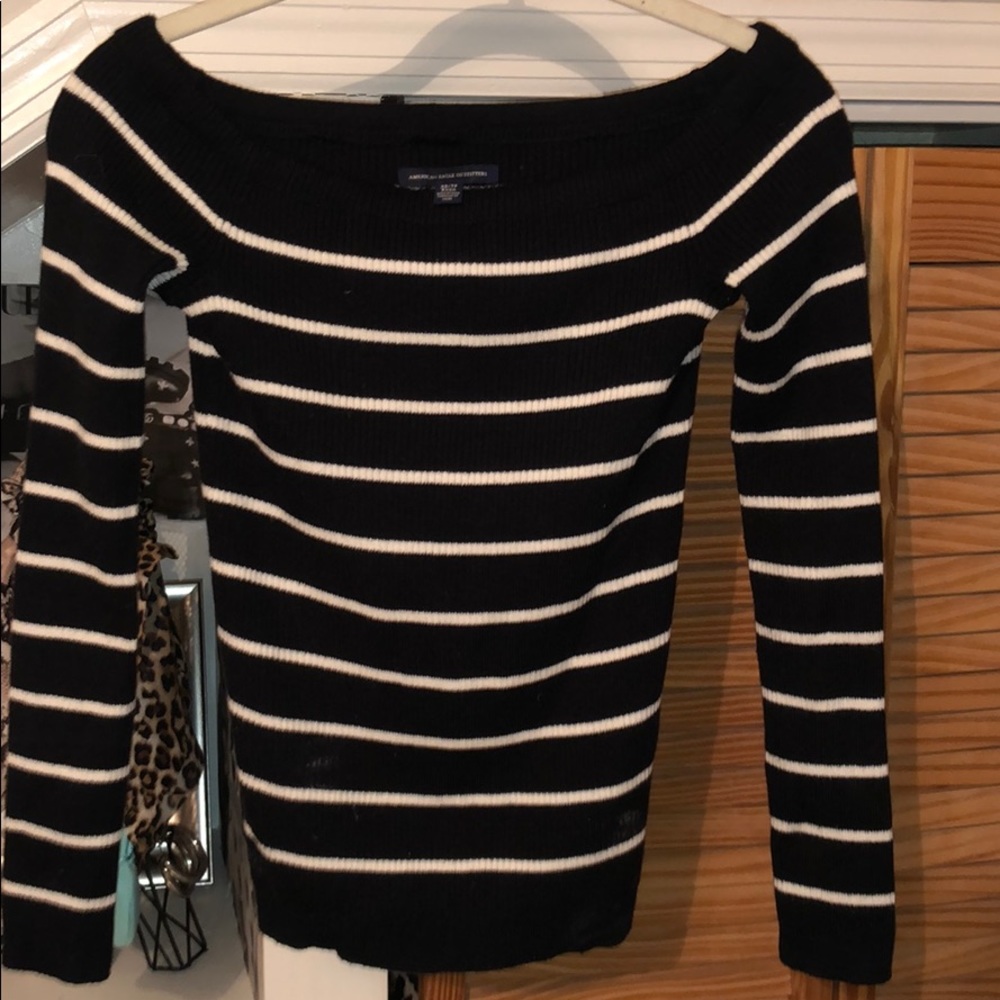off the shoulder sweater